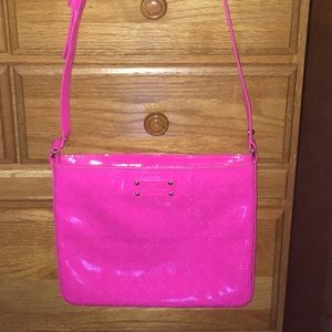 Kate Spade crossbody hot bright pink